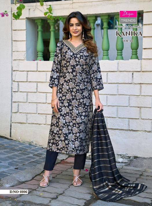 Diya trends kanika vol.1 Kurti wholesale market in Dadar Mumbai